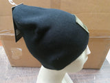 Hot Leather Knit Hat Woodland Flag Black & Green Motorcycle Apparel Accessories