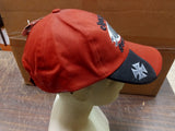 Dark Orange & Black Chopper Garage Baseball Cap Chopper Wear Hat Adjustable NWT