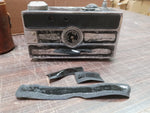 Vtg Argus C3 35mm Film Rangefinder Black & Silver Brick Camera W Lens Half Case