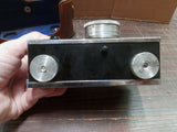 Vtg Argus C3 35mm Film Rangefinder Black & Silver Brick Camera W Lens Half Case