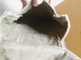 Vtg MKIII British 37 Pattern Ammunition Pouch Khaki Cotton WWII Military Army