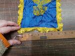Vtg US Marines Sweetheart WW2 Pillow Cover Military Souvenir Silk Collectible