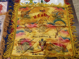 Vtg Assortment Mother & Dad Pillow Covers US Army Yellowstone Civilian Conservat