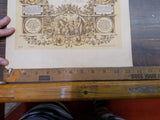 VTG 1884 Baptismal Nov Eli Parents Michael & Catherine Rev J Wetzler Collectible