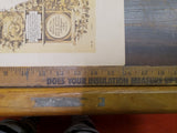 VTG 1884 Baptismal Nov Eli Parents Michael & Catherine Rev J Wetzler Collectible