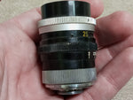 Vtg Canon Camera Lens NO-18779 C-8 25MM F:1.8 Japan & Clear Filter Ring SL39.3C
