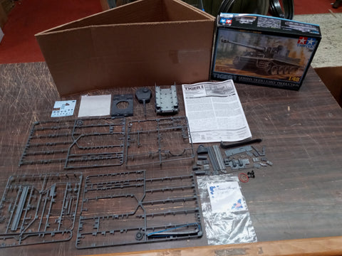 Tamiya Tiger I German Tiger I Early Production 1/48 model kit M-137 Parts/Repair