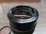 Vtg Nikon Nikkor-Q Nippon Kogaku Auto 1:2.8 f=135mm Lens & Skylight 1A Hoya 52
