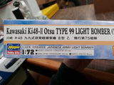 Hasegawa 1/72 Kawasaki KI48-II Type 99 Light Bomber 75TH Flight Model Airplane