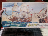 Vtg Airfix Classic Ships Royal Sovereign 1/600 Scale Model Kit Craft Master 1900
