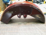 Front Fender Harley Classic FLH 1990 2-Tone Plum/Brandy Wine Pin Striped Touring