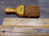 Vtg NACO Cadet Whisk Barber Grooming Brush Wood Handle & Carrying Case Collector