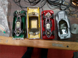 Vtg Eldon 1/32 Scale Challenge Cup Sport N Stock 9551 Racetrack Set Cars Battery