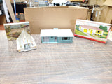 Vtg Plasticville O&S Gauge Ranch House 1603-100 & Greenhouse 1804-149 Original B