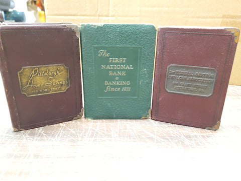 Vtg Book Banks First National Federal Savings Pittsburgh Home Savings Collectors