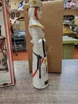 Vtg EMPTY 1969 Ezra Brooks Queen Of Hearts Decanter Heritage China Lady Luck