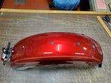 2014^? Candy Red Custom Rear Motorcycle Fender 1200C 883C & Tailight Assembly