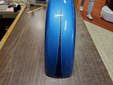 Front Fender Harley Road Ultra Classi Glide FLH FLTR Flame Blue Blue Stripe 2010