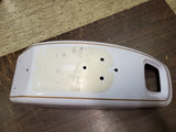 Gold Pinstriped Pearl White Deuce Rear Harley-Davidson Motorcycle Fender FXSTD
