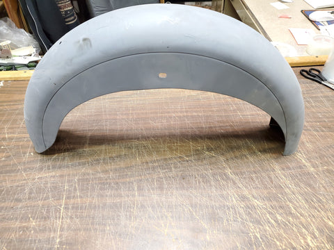 Grey Aermacchi Benelli Rear Motorcycle Fender Harley Garelli 60's Italy 4 3/4 Wi