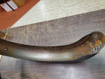 Grey Aermacchi Benelli Rear Motorcycle Fender Harley Garelli 60's Italy 4 3/4 Wi