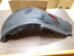 Big Wheel Bagger Black Rear Motorcycle Fender Cover Stretched FLH Harley Touring