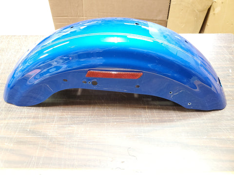 New T/O '04^ Impact Blue Rear Custom Motorcycle Fender Sportster 883 1200 Harley