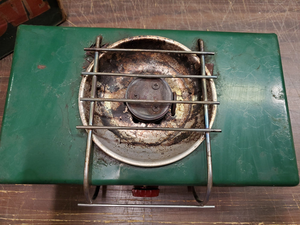 Vtg 1950 Green One Burner Coleman Camping/Cookout LP Gas Picnic Stove –  cyclewarehouse.online