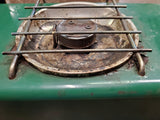 Vtg 1950 Green One Burner Coleman Camping/Cookout LP Gas Picnic Stove Model 5402