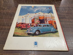 Vtg Book Of Automobiles Linenette #804 Sam'l & Gabriel Sons Sewn Binding Collect