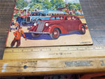 Vtg Book Of Automobiles Linenette #804 Sam'l & Gabriel Sons Sewn Binding Collect