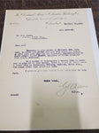 1905 Cleveland Akron Columbus Railway Office General Freight Agent Letter Train