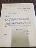 1905 Cleveland Akron Columbus Railway Office General Freight Agent Letter Train