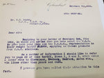 Vtg 1905 Cleveland Akron & Columbus Railway Office General Freight Agent Letter