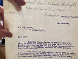 1905 Cleveland Akron Columbus Railway Office General Freight Agent Letter Train
