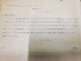 1912 Pennsylvania Lines Telegram Handwritten Typed  Portsmouth Freight Train
