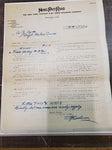 Vtg Nickel Plate Road NY Railroad CO April 1921 Form 954 & Nov 1919 Form 903