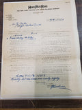 Vtg Nickel Plate Road NY Railroad CO April 1921 Form 954 & Nov 1919 Form 903