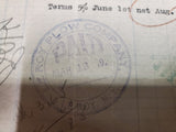 Vtg Le Roy Plow Company Receipt 1922 Miller Bean Shovel Hillers & Rollers