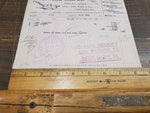 Vtg Le Roy Plow Company Receipt 1922 Miller Bean Shovel Hillers & Rollers