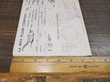Vtg Le Roy Plow Company Receipt 1922 Miller Bean Shovel Hillers & Rollers