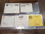 VTG Receipts Lot Miller Hardware Guller Seward Trunk & Bag Maddox Hyde-Murph