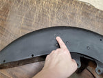 Black Panhead Front Motorcycle Fender 1950-1972 FLH Shovelhead OEM Factory