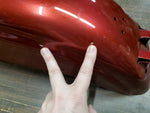 Red Rear Motorcycle Fender Harley-Davidson FXR Custom OEM Shovelhead Trimmed