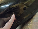 Black Plastic Vulcan Kawasaki Rear Motorcycle Fender OEM Bobtail Custom EN 500