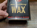 Vtg Beacon Wax Non-Rubbing Wax Tin Quik Gloss Pint Can Empty 1950S Collectible