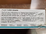 1991 Monogram P-40B Tiger Shark 1:48 Scale Model Aircraft Kit 5209 Skill Level 2