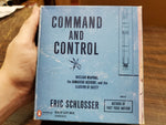 2013 Command & Control by Eric Schlosser Compact Disc Unabridged Edition Collect