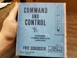2013 Command & Control by Eric Schlosser Compact Disc Unabridged Edition Collect