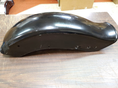 Black 1986-1992 Rear Motorcycle Fender Bobtail Chopper FXST Softail 7 1/2